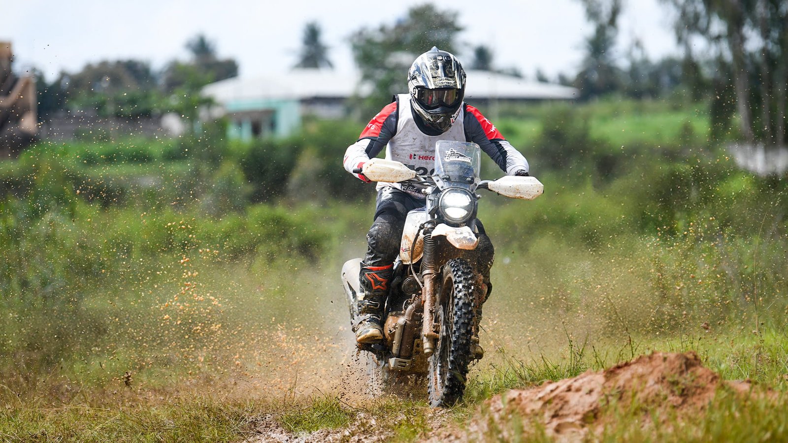 Riders racing at the national final